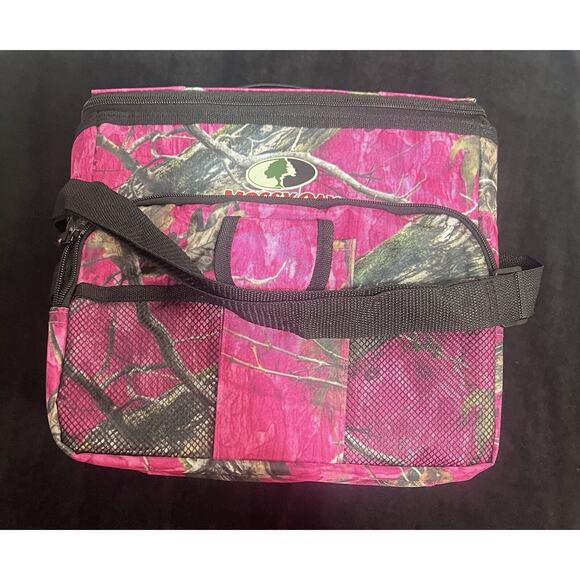 Mossy Oak Soft Sided Pink Camo Lunch Cooler Ice Chest 12 Can Cooler New With Tag - Picture 1 of 6
